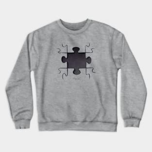 Missing Piece (large) Crewneck Sweatshirt